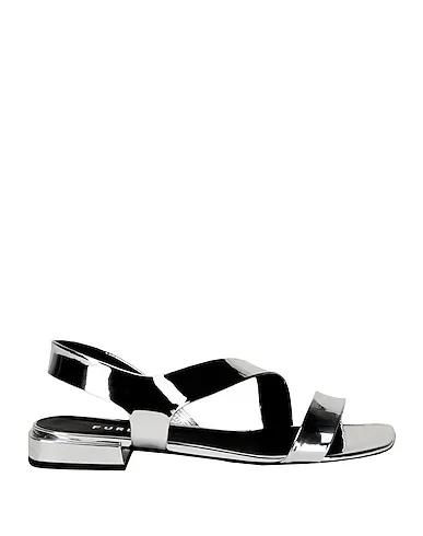 Silver Sandals FURLA BLOCK SANDAL 
