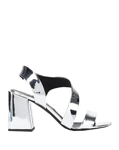 Silver Sandals FURLA BLOCK  SANDALS
