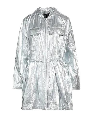 Silver Techno fabric Full-length jacket