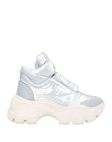 Silver Techno fabric Sneakers