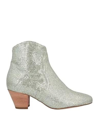 Silver Tulle Ankle boot