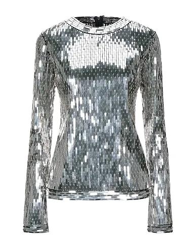Silver Tulle Blouse
