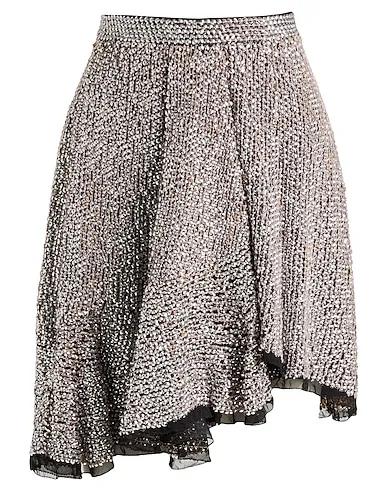 Silver Tulle Mini skirt