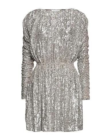 Silver Tulle Sequin dress