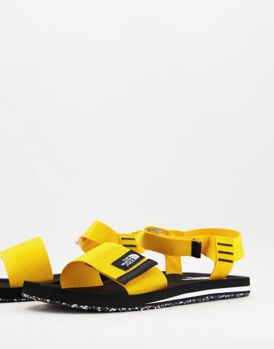 Skeena sandals in yellow