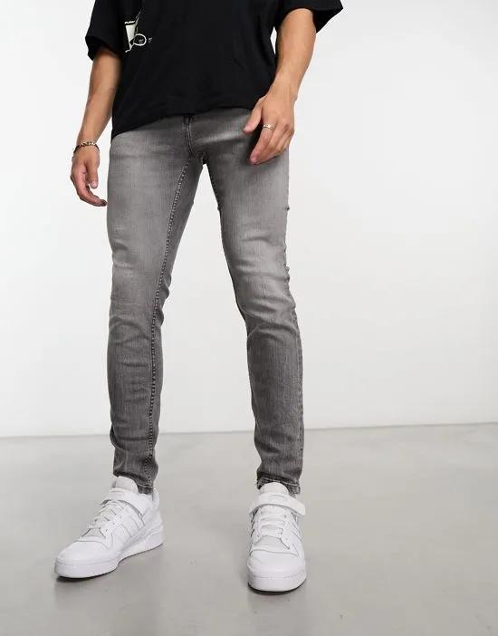 skinny fit jeans in gray