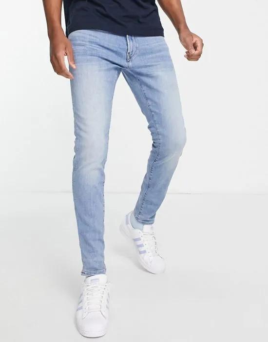 skinny fit jeans in light aged