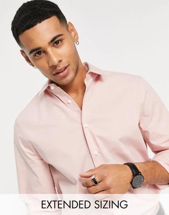 skinny fit shirt in light pink