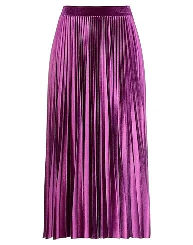 Purple Chenille Midi skirt