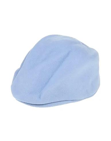 Sky blue Boiled wool Hat