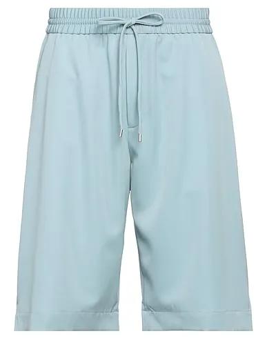 Sky blue Cool wool Cropped pants & culottes