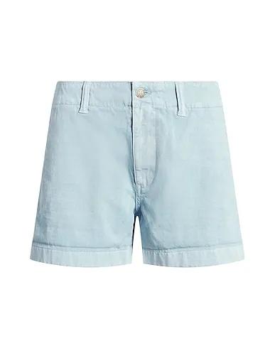Sky blue Cotton twill Shorts & Bermuda CHINO SHORT
