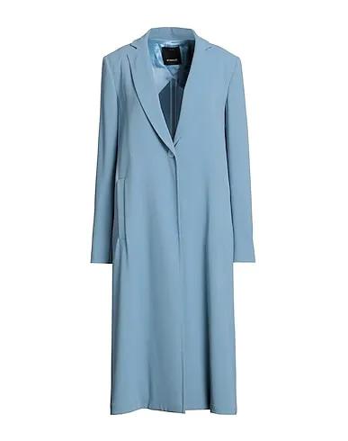 Sky blue Crêpe Full-length jacket