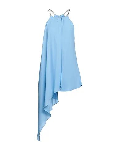 Sky blue Crêpe Midi dress