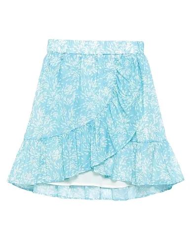 Sky blue Crêpe Mini skirt