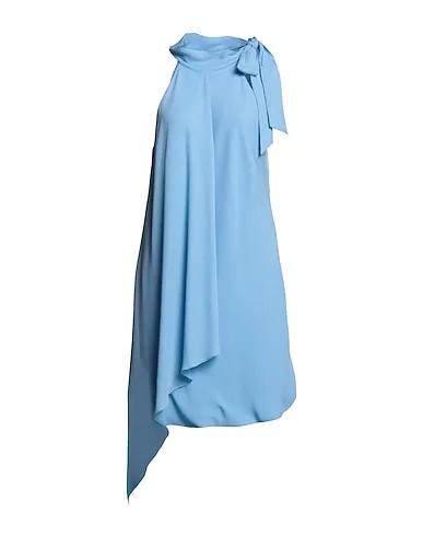 Sky blue Crêpe Short dress