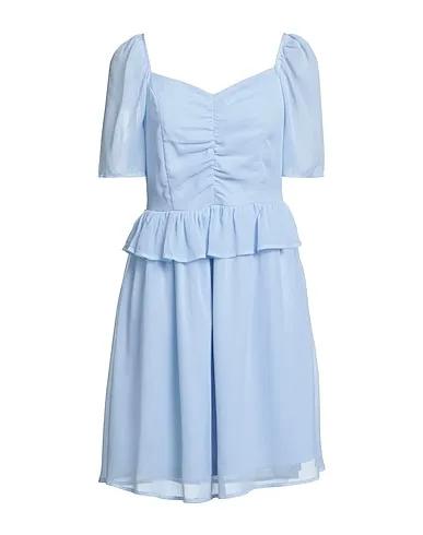 Sky blue Crêpe Short dress
