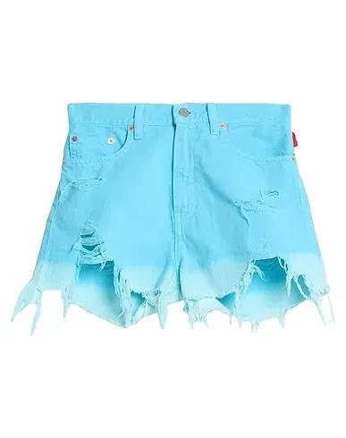 Sky blue Denim Denim shorts
