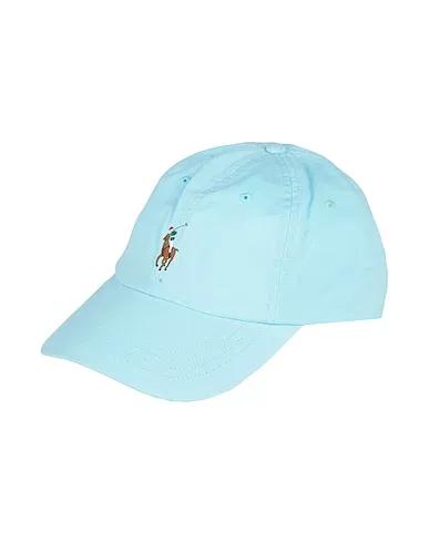 Sky blue Gabardine Hat STRETCH-COTTON TWILL BALL CAP
