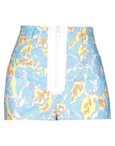 Sky blue Gabardine Shorts & Bermuda