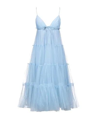 Sky blue Grosgrain Midi dress