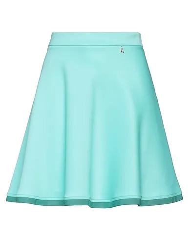 Sky blue Grosgrain Mini skirt