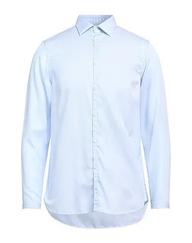 Sky blue Jacquard Patterned shirt
