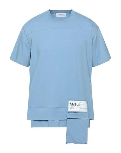 Sky blue Jersey Basic T-shirt