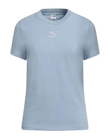 Sky blue Jersey Basic T-shirt Classics Slim Tee
