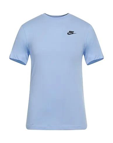Sky blue Jersey Basic T-shirt