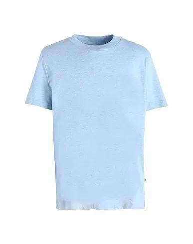 Sky blue Jersey Basic T-shirt