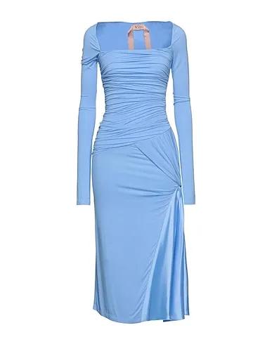 Sky blue Jersey Elegant dress