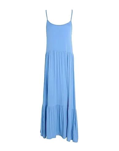 Sky blue Jersey Midi dress