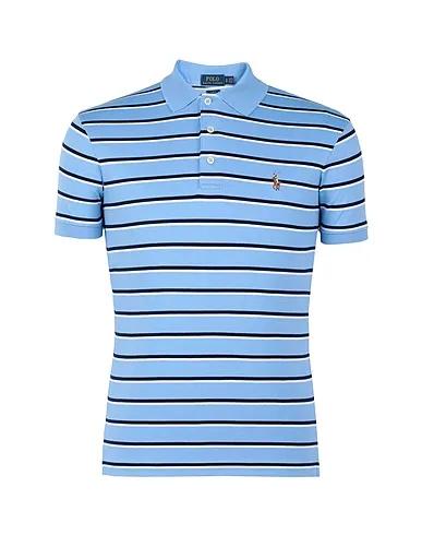 Sky blue Jersey Polo shirt
