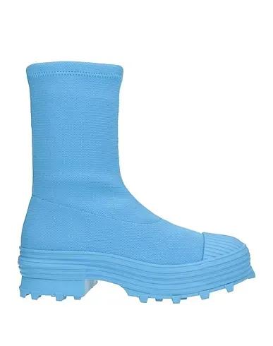 Sky blue Knitted Ankle boot