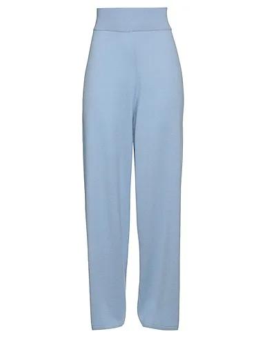 Sky blue Knitted Casual pants
