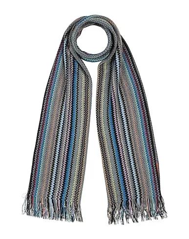Sky blue Knitted Scarves and foulards