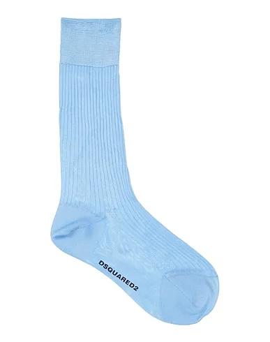 Sky blue Knitted Short socks