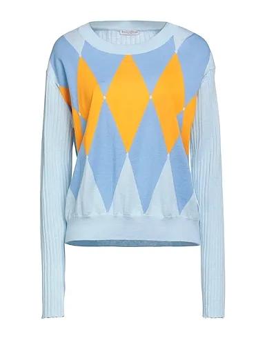 Sky blue Knitted Sweater