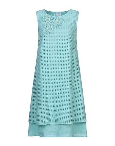 Sky blue Lace Midi dress