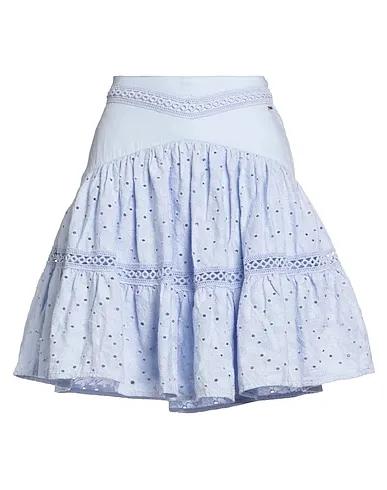 Sky blue Lace Mini skirt
