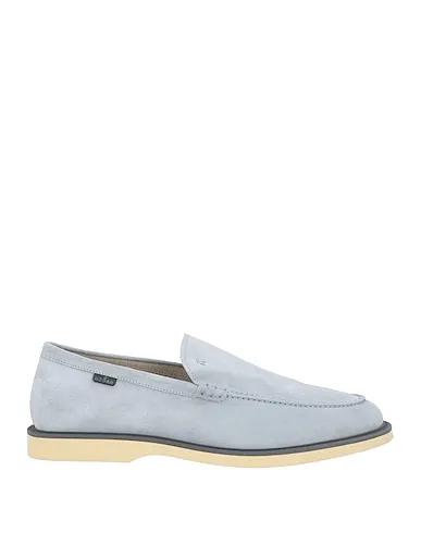 Sky blue Leather Loafers