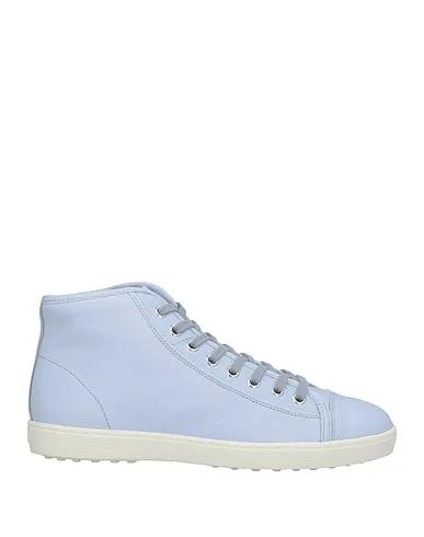Sky blue Leather Sneakers