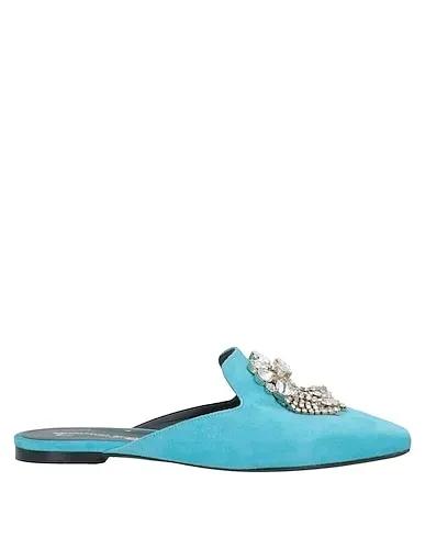 Sky blue Mules and clogs