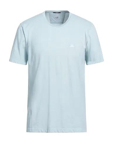Sky blue Piqué Basic T-shirt