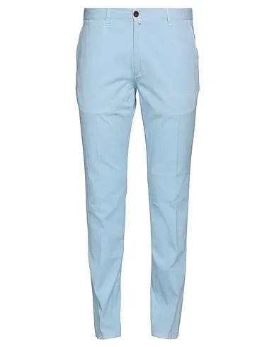 Sky blue Piqué Casual pants