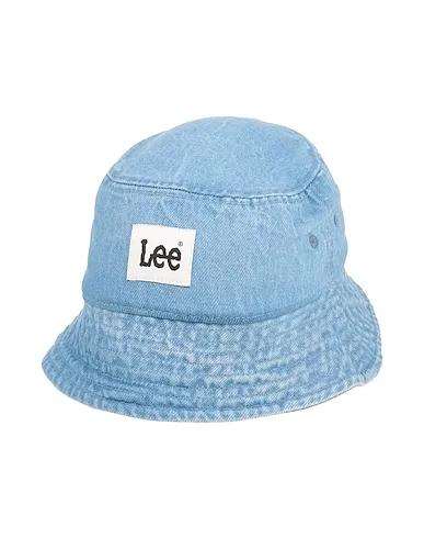 Sky blue Plain weave Hat