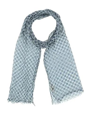 Sky blue Plain weave Scarves and foulards