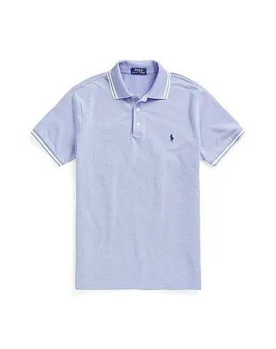 Sky blue Polo shirt SSKCTIPCUSM3-SHORT SLEEVE-POLO SHIRT
