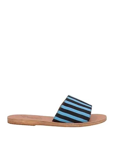 Sky blue Satin Sandals